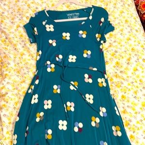 LM drawstring dress Geometric